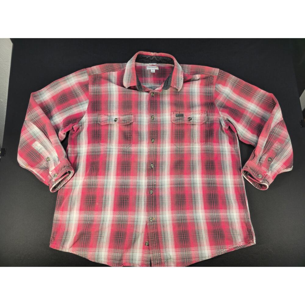 Carhartt Original Fit Flannel Shirt in Men's 2XL Regular